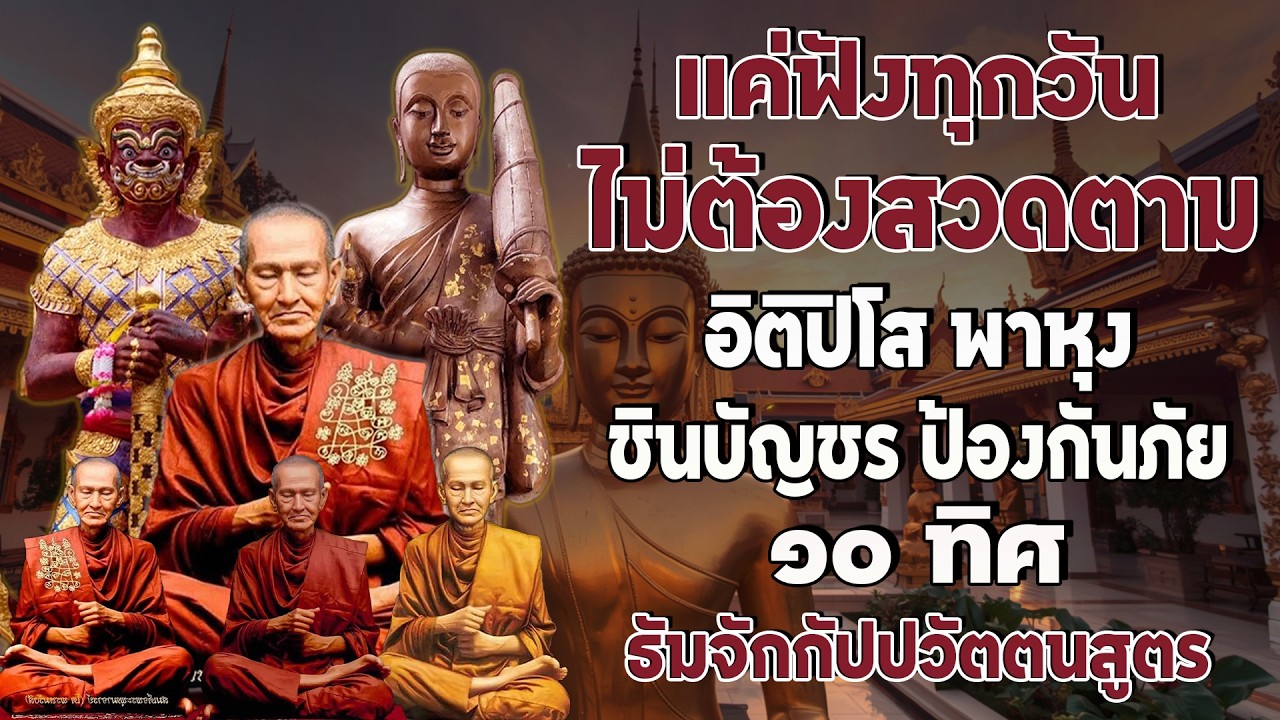 อิติปิโส พาหุง ชินบัญชร ป้องกันภัย ๑๐ ทิศ I มหาเมตตาใหญ่ ยอดพระกัณฑ์ไตรปิฎก ธัมจักกัปปวัตตนสูตร