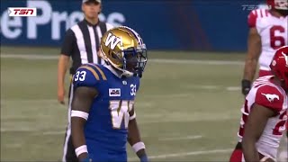 Winnipeg Blue Bombers Malik Clements 2023 Regular Season Highlights