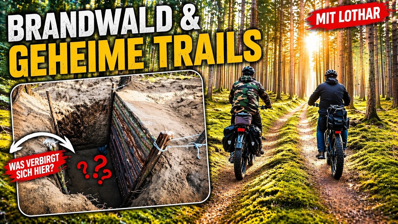 Mitten im Wald: Wer gräbt hier? Erste Tour des Jahres mit Fi Fatbike & Lothar