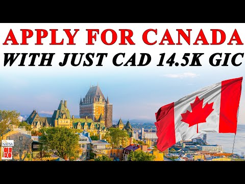 Apply for Canada with just CAD14.5K GIC 🇨🇦