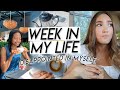 WEEK IN MY LIFE | feeling disappointed in myself, healthy trader joe's haul, busy and social week!