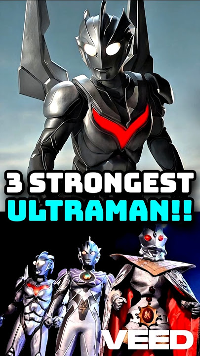Top 3 Strongest Ultraman #ultraman #tsuburaya #kaiju #shorts #tokusatsu