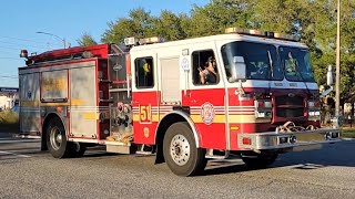 Orange County Fire Rescue Engine 51 Responding