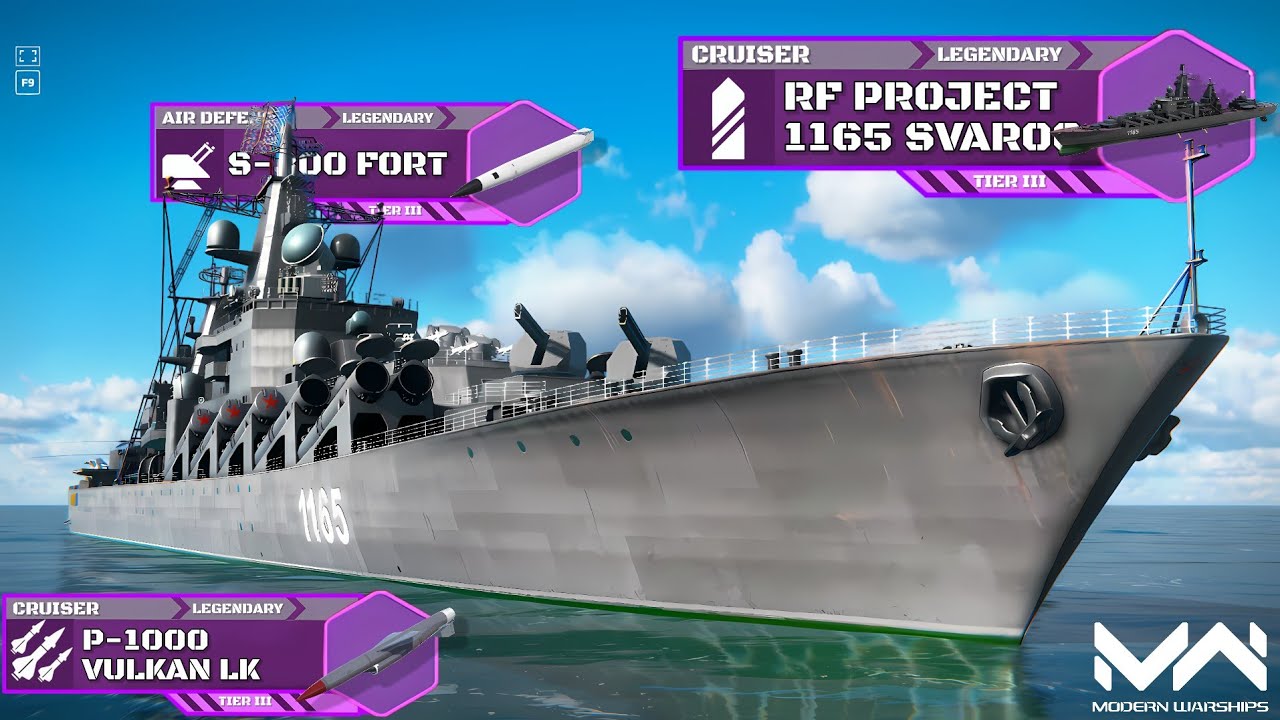 New Cruiser! RF Project 1165 Quick View and Gameplay! | Modern Warships ...