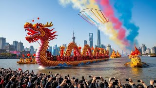 Año Nuevo Chino 2026 🇨🇳 — El Desfile MÁS ESPECTACULAR del Futuro en Shanghái (EVENTO COMPLETO 8K)