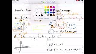 Video 20, Theory and Examples, Improper Integrals, 1 of 3
