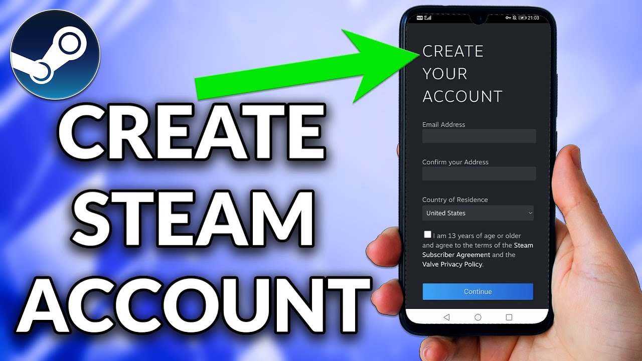 How to Create a Steam Account, Very Easy!