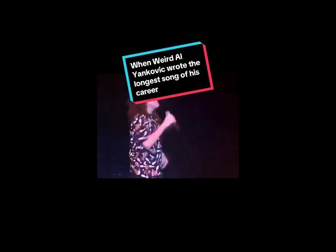 When Weird Al Yankovic wrote the longest song of his career