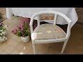 Rinnoviamo completamente una poltroncina in stile shabby chic