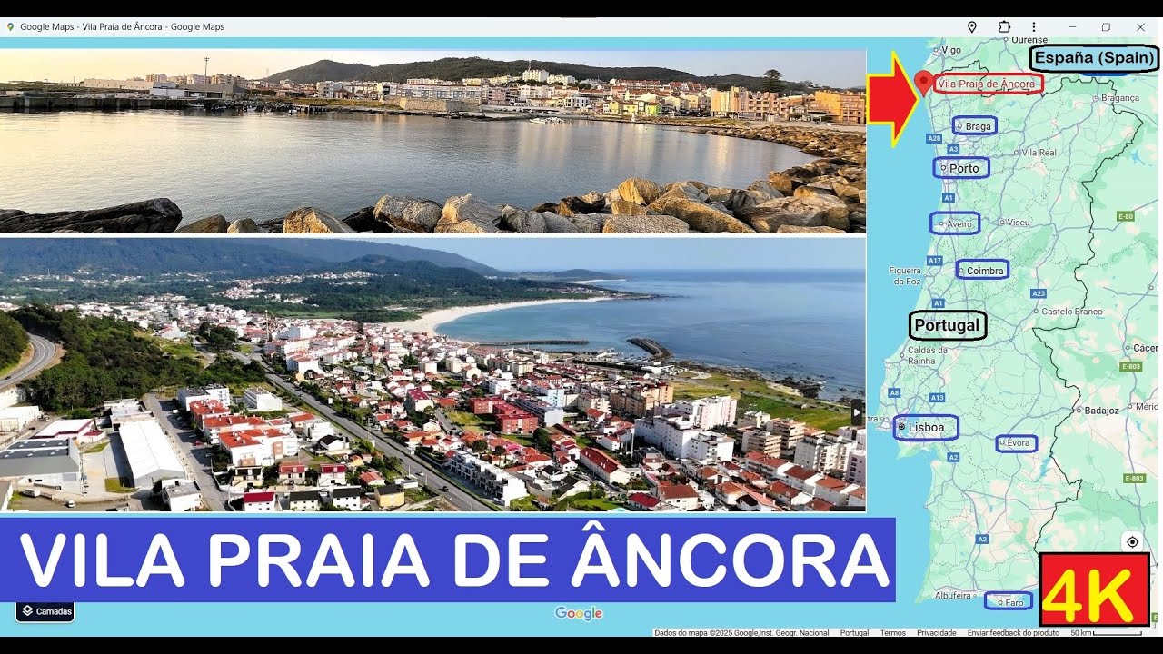 VILA PRAIA DE ÂNCORA         »»»         VIANA DO CASTELO, Distrito;       »»»     CAMINHA, Concelho