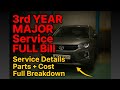 Tata Nexon 3rd Year Major Service 🔧 Full Details | Parts & Bill Explained