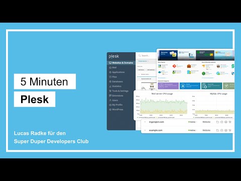 5 Minuten - Server verwalten mit dem Plesk Control Panel