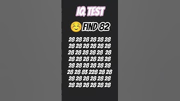 find 82#maths# puzzle#iq test #find#brainbuzz