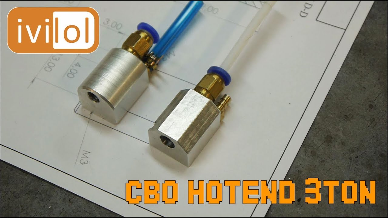 Водяное охлаждение для 3D принтера. HotEnd 3Ton