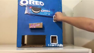 Homemade Oreo vending machine| Sarah's Fun Corner