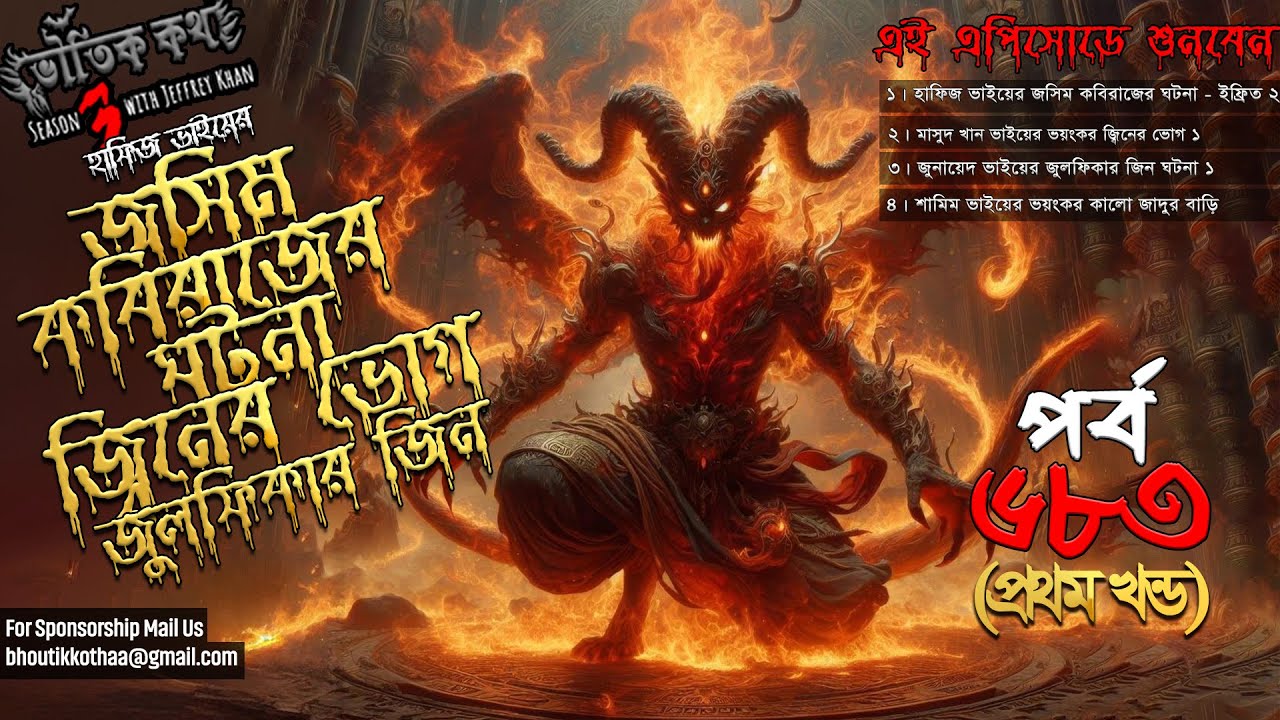 Bhoutik Kotha Season 3 Episode 683 | জসিম কবিরাজের ঘটনা ২ | জ্বিনের ভোগ ১ | জুলফিকার জ্বিন