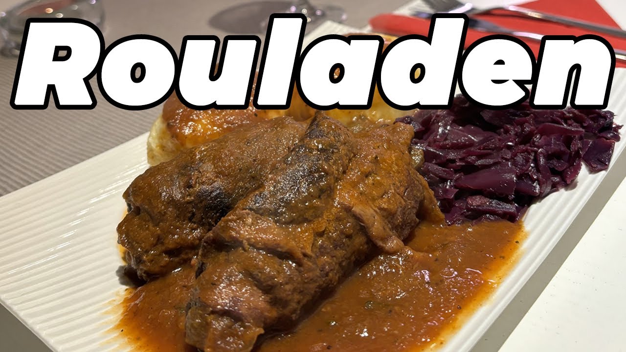 Rinder-Rouladen füllen, rollen, zubereiten. Meine ersten Rouladen - YouTube