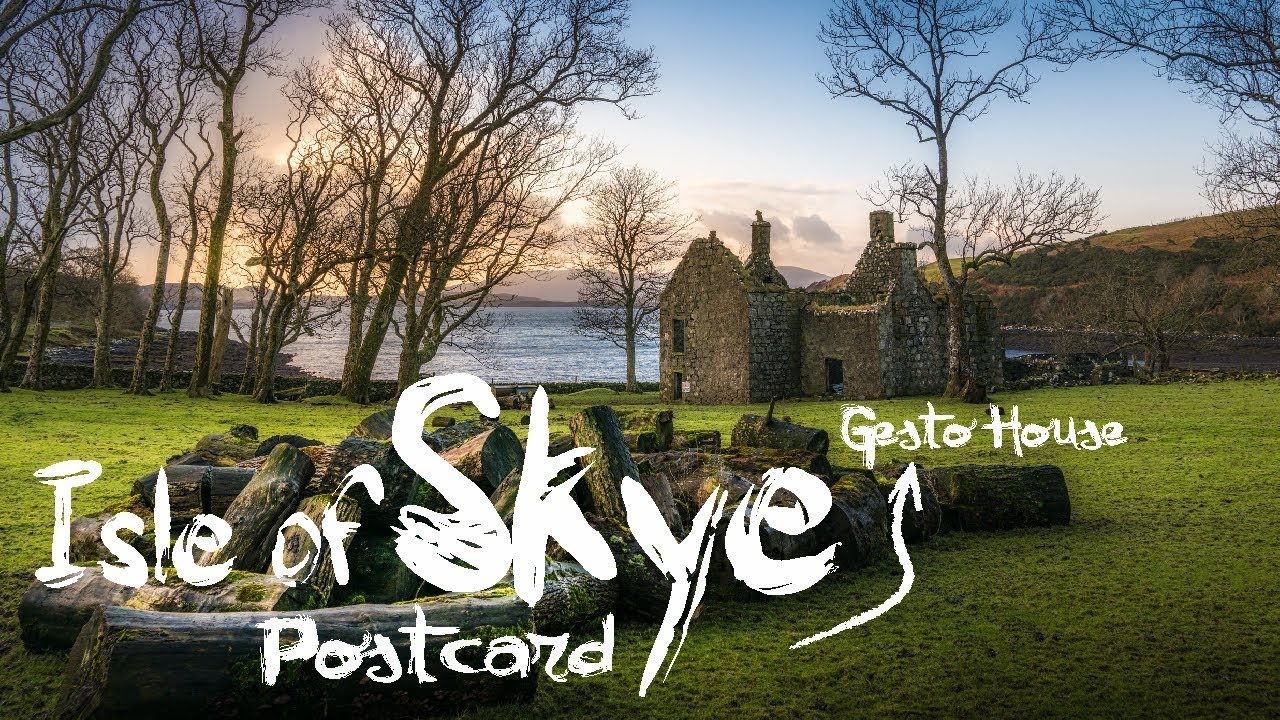 Skye Postcard - E7 - Gesto House, Loch Harport