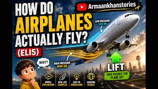 ELI5: How Airplanes Fly, Turn, and Stay Up (Full Explanation)