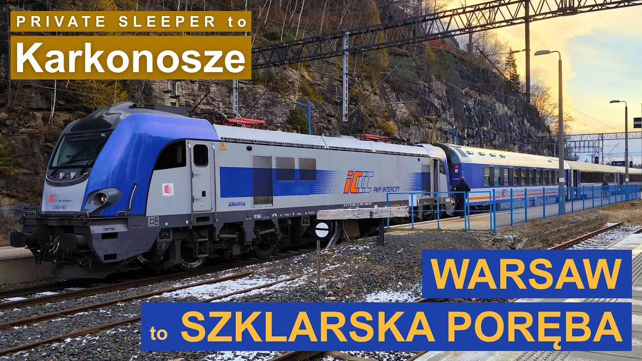 Night Train Karkonosze | Warsaw to Szklarska Poręba in Single Sleeper Cabin