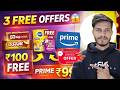 BigBasket ₹100 Chocolate FREE 😱 | Free Pedigree & Whiskas + Amazon Prime ₹99 🔥