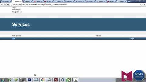 Cắt web bằng Bootstrap, PSD to HTML, CSS #02 - Phần 3 - Cắt phần Footer - Cách 2