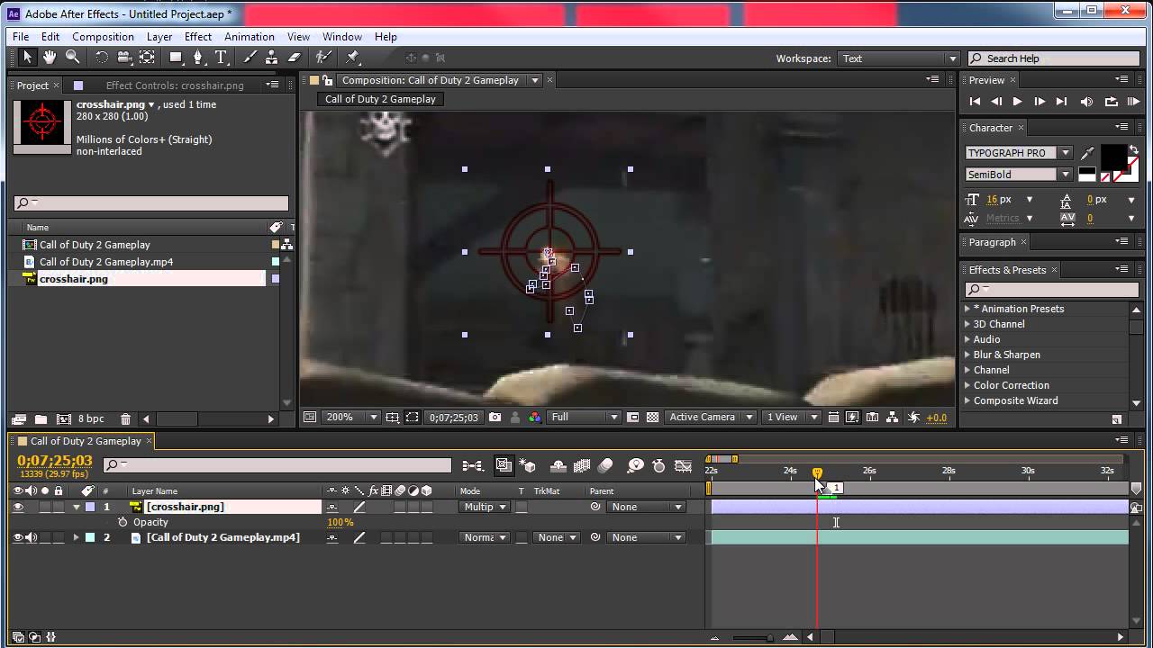 Adobe after effects Gaming Montage Tipp Tutorial German YouTube