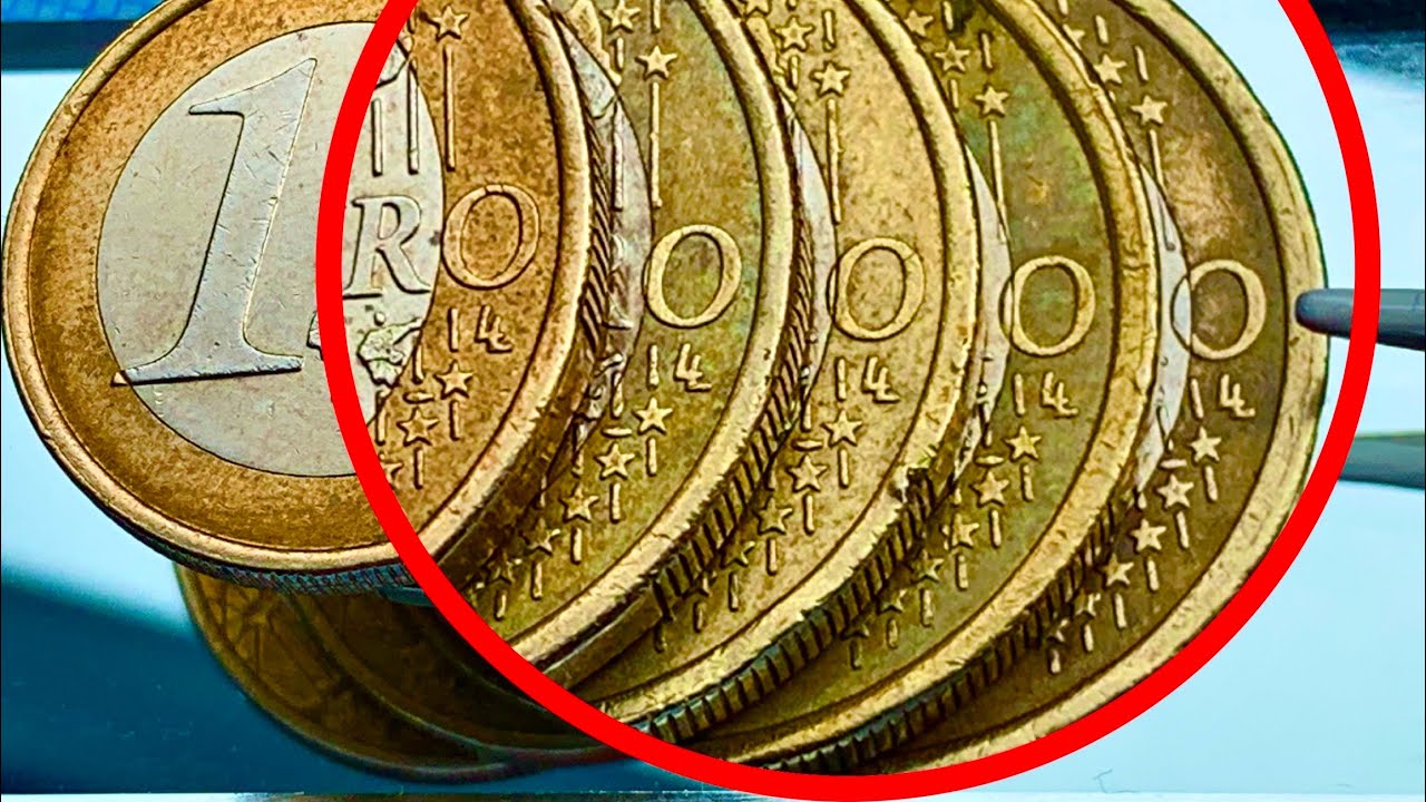 1 euro rare France, Pièces d’euro 👍Like 1.000.000 YouTube