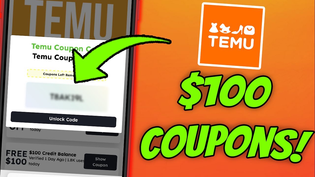 Earn 100 with this Temu Coupon Code! 💰 TEMU Promo Code 🔥 YouTube