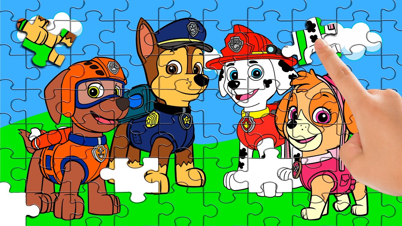Solving Jigsaw Puzzle Paw Patrol | Paw Patrol Puzzle Videos