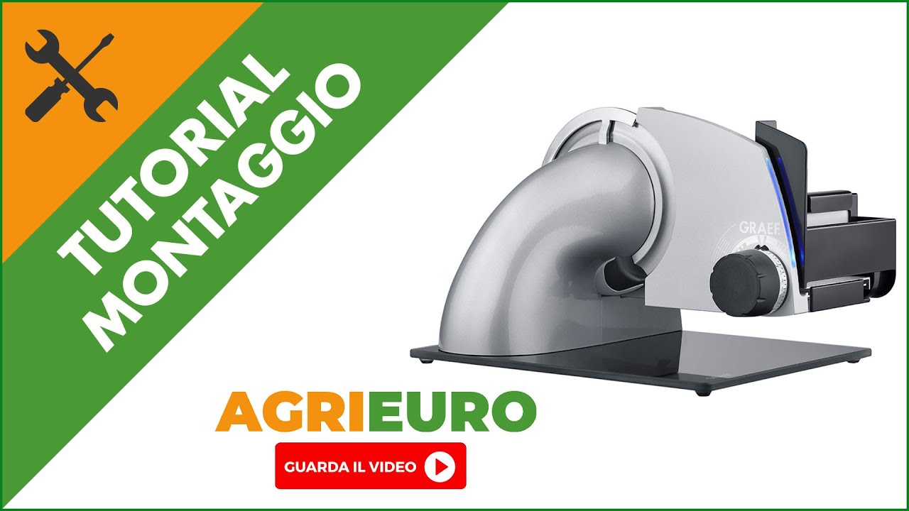 Graef SKS Line 700 Silver - Affettatrice: montaggio