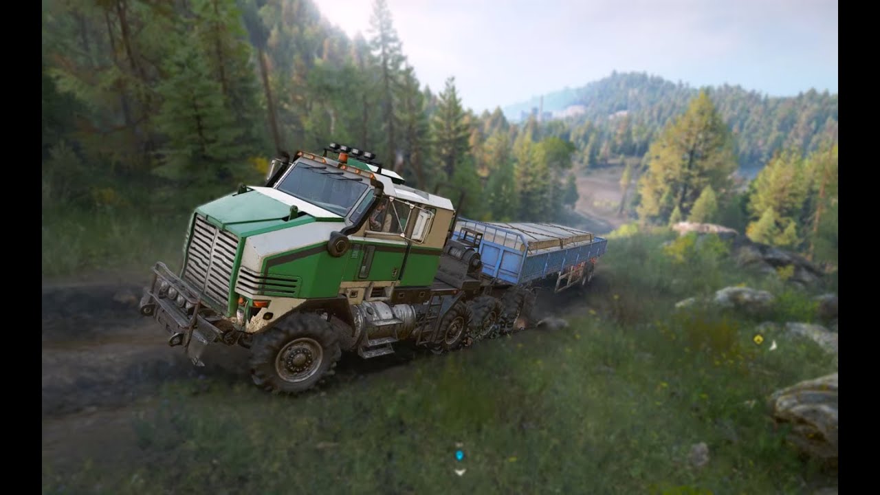 Snowrunner Doing multiple deliveries and restoring Railway Station