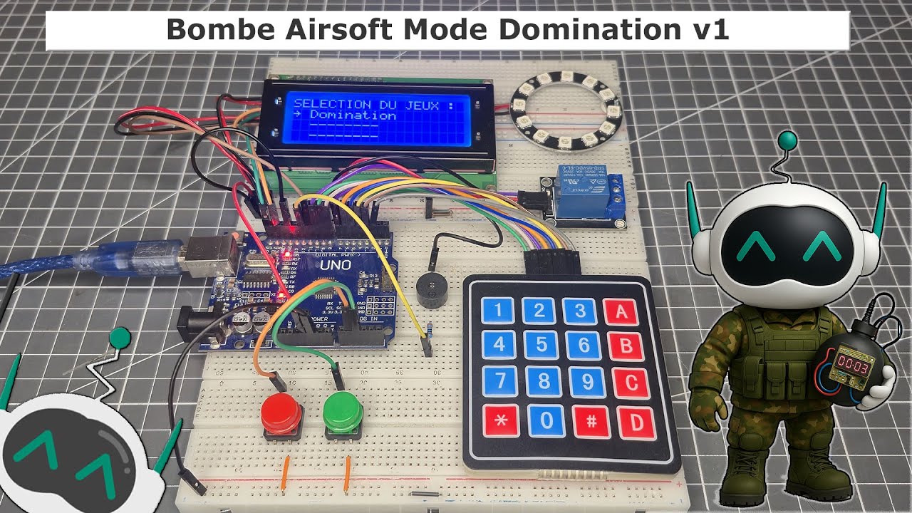 Bombe Airsoft Mode Domination v1