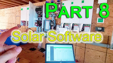 Solar Panel System Software Setup on Schneider Multi Inverter and Charge Controller System, Off Grid