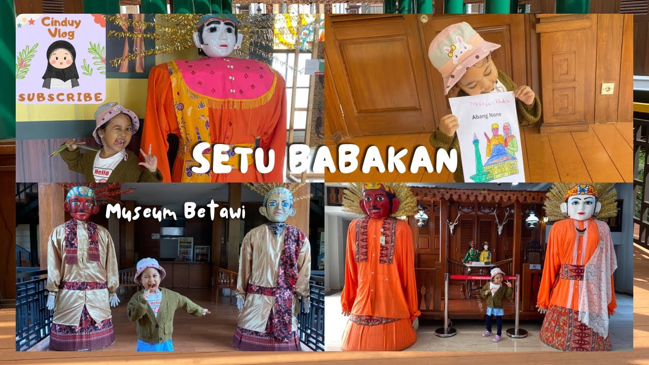 rumah ondel ondel di setu babakan #betawi #ondelondel #ondelondelbetawi #hutjakarta #jakarta #ondel
