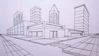 How To Draw A City Using Two Point Perspective On Vimeo, 53% OFF