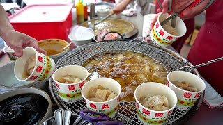 The most popular food in Fengyuan District, Taichung/在地人激推台中豐原區炒麵豬血湯.爌肉飯.肉圓  Taiwanese Street Food