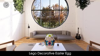 Lego Decorative Easter Egg 40816 done in Bricklink Studio 2.0 | Speed Build