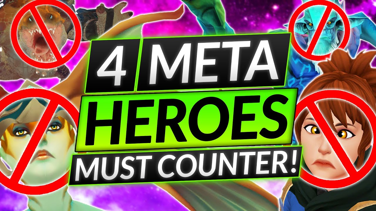 4 INSANE META COUNTERS - EASY COUNTER PICKS for FREE MMR - Dota 2 Guide