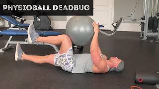 Physioball Deadbug