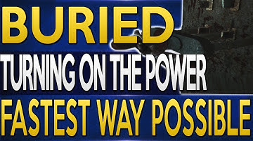 Buried: "Turning On The Power" Fastest Way Possible By Round 1! (Under 1 Minute) | BO2 Zombies