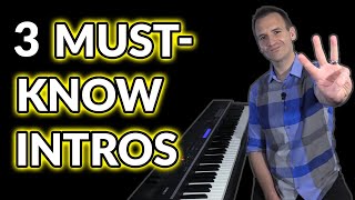 3 Must Know Jazz Piano Intros