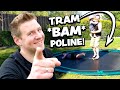I installed a big in-ground trampoline!!