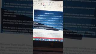 Week 4 Assignment (HCA 415 Proposed Public Health Policy)