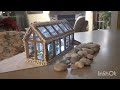 Merry Little Christmas Gingerbread Greenhouse