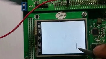 STM32F4 discovery resistive touch screen 5-point calibration