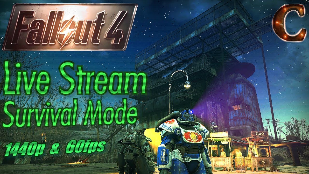 Fallout 4 Live Stream Survival Mode in 1440p 60fps, Part 44: Audience ...