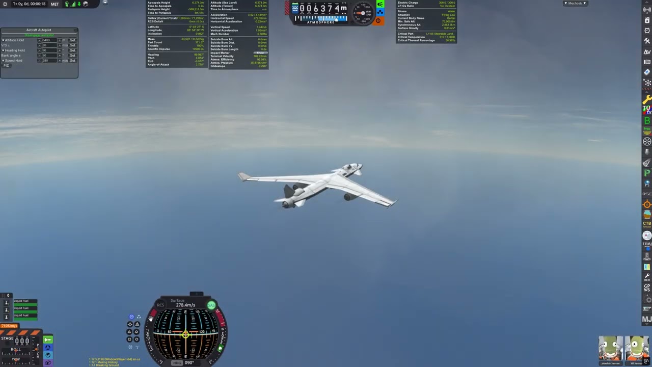 Subsonic Circumnavigation