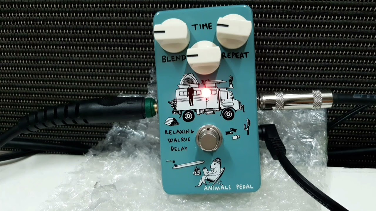 Test of Animals Pedal RELAXING WALRUS DELAY for Single Coil