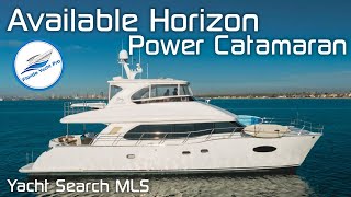 60' Horizon Power Catamarans on the Market | Million Dollar Power Catamarans Available